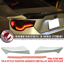 Load image into Gallery viewer, 2013-2020 Scion FRS Subaru BRZ Toyota 86 Trunk Side Spoiler Splitter