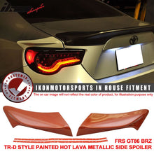 Load image into Gallery viewer, 2013-2020 Scion FRS Subaru BRZ Toyota 86 Trunk Side Spoiler Splitter