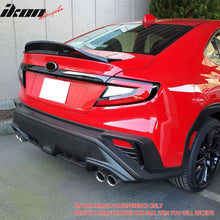 Load image into Gallery viewer, 2022-2025 Subaru WRX R Style Carbon Fiber Print Trunk Spoiler ABS