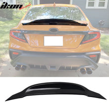 Load image into Gallery viewer, 2022-2025 Subaru WRX R Style Gloss Black Rear Trunk Spoiler ABS
