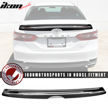 Load image into Gallery viewer, 2018-2024 Toyota Camry MD Style Gloss Rear Spoiler Wing Chrome Trim