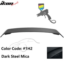 Load image into Gallery viewer, 2009-2013 Toyota Corolla Painted #1H2 Black Trunk Spoiler W/ LED Light
