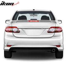 Load image into Gallery viewer, 2009-2013 Toyota Corolla Painted #1H2 Black Trunk Spoiler W/ LED Light