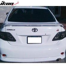 Load image into Gallery viewer, 2009-2011 Corolla S LE XLE Black Rear Spoiler Wing LED Brake Lamp ABS
