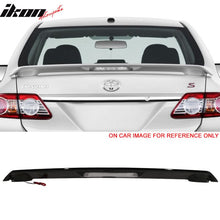 Load image into Gallery viewer, 2009-2013 Toyota Corolla Trunk Spoiler W/LED Brake Light OE Style ABS