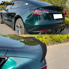 Load image into Gallery viewer, 2017-2023 Tesla Model 3 IKON Style Rear Trunk Spoiler Wing ABS