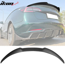 Load image into Gallery viewer, 2017-2023 Tesla Model 3 IKON Style Rear Trunk Spoiler Wing ABS