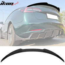 Load image into Gallery viewer, 2017-2023 Tesla Model 3 IKON Style Rear Trunk Spoiler Wing ABS