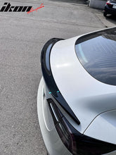 Load image into Gallery viewer, 2017-2023 Tesla Model 3 V Style Gloss Black Rear Trunk Spoiler Lip ABS