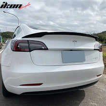 Load image into Gallery viewer, 2017-2023 Tesla 3 Sedan 4-Door IKON V Trunk Spoiler ABS