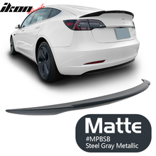 Load image into Gallery viewer, 2017-2023 Tesla 3 Sedan 4-Door IKON V Trunk Spoiler ABS