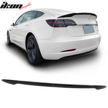 Load image into Gallery viewer, 2017-2023 Tesla 3 Sedan 4-Door IKON V Trunk Spoiler ABS