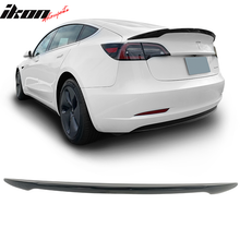 Load image into Gallery viewer, 2017-2023 Tesla 3 Sedan 4-Door IKON V Trunk Spoiler ABS