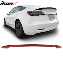 Load image into Gallery viewer, 2017-2023 Tesla 3 Sedan 4-Door IKON V Trunk Spoiler ABS
