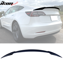 Load image into Gallery viewer, 2017-2023 Tesla 3 Sedan 4-Door IKON V Trunk Spoiler ABS