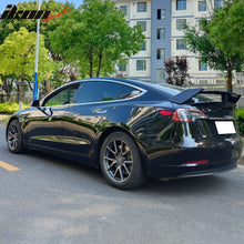 Load image into Gallery viewer, 2017-2024 Tesla Model 3 GT Style Carbon Fiber Print Trunk Spoiler ABS