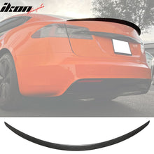 Load image into Gallery viewer, 2012-2023 Tesla Model S Gloss Black Rear Spoiler Wing Dry Carbon Fiber