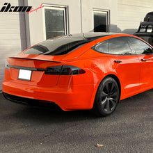 Load image into Gallery viewer, 2012-2023 Tesla Model S Gloss Black Rear Spoiler Wing Dry Carbon Fiber