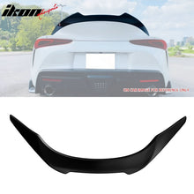 Load image into Gallery viewer, 2020-2025 Toyota GR Supra Trunk Spoiler V Style Matte Black Rear Wing