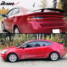 Load image into Gallery viewer, 2013-2016 Dodge Dart Glossy Black Rear Trunk Spoiler 2 Post ABS Sedan