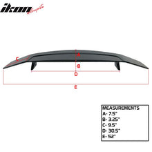 Load image into Gallery viewer, Universal Fitment 2 Post Matte Black Rear Spoiler Wing Lip Wing ABS