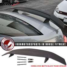 Load image into Gallery viewer, 2013-2015 Honda Civic 4Dr Sedan Matte Black Rear Trunk Spoiler ABS