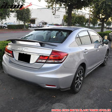 Load image into Gallery viewer, 2013-2015 Honda Civic 4Dr Sedan Matte Black Rear Trunk Spoiler ABS