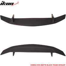Load image into Gallery viewer, 2013-2015 Honda Civic 4Dr Sedan Matte Black Rear Trunk Spoiler ABS