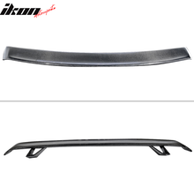 Load image into Gallery viewer, Universal Fitment Black Rear Trunk Spoiler Wing Lip Carbon Fiber CF