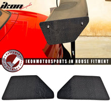 Load image into Gallery viewer, Universal V2 GT Carbon Fiber Rear Spoiler Wing Side Plate Add On