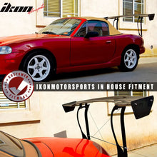 Load image into Gallery viewer, Universal V2 GT Carbon Fiber Rear Spoiler Wing Side Plate Add On