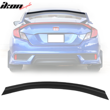 Load image into Gallery viewer, 2016-2021 Honda Civic X Type R Add-on Gurney Flap Lip Trunk Spoiler