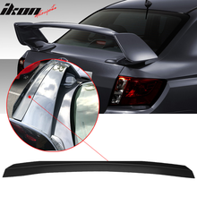 Load image into Gallery viewer, 2008-2014 Subaru WRX STI Matte Black Top Gurney Flap Trunk Spoiler FRP