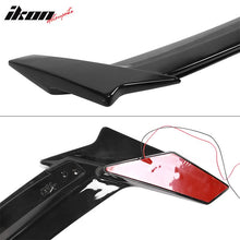 Load image into Gallery viewer, 2016-2021 Honda Civic Sedan Long LED Matte Black Trunk Spoiler ABS