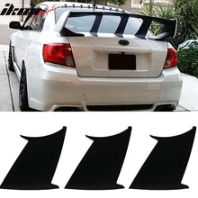 Load image into Gallery viewer, 2008-2014 Subaru Impreza WRX STI Trunk Spoiler Stabilizer 3PC ABS