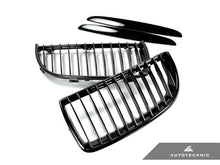 Load image into Gallery viewer, AutoTecknic Glazing Black Front Grille Set - E90 Sedan/ E91 Wagon | 3 Series