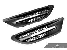 Load image into Gallery viewer, AutoTecknic Replacement Stealth Black Fender Vents - F10 M5