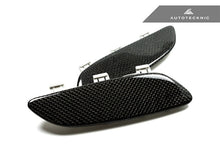 Load image into Gallery viewer, AutoTecknic Carbon Fiber Front Bumper Reflectors - BMW E90 E92 E93 M3 (2008-2013)
