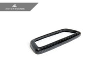 Load image into Gallery viewer, AutoTecknic Dry Carbon Front Seat Illuminated Emblem Surround Set - BMW M