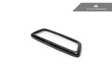 Load image into Gallery viewer, AutoTecknic Dry Carbon Front Seat Illuminated Emblem Surround Set - BMW M