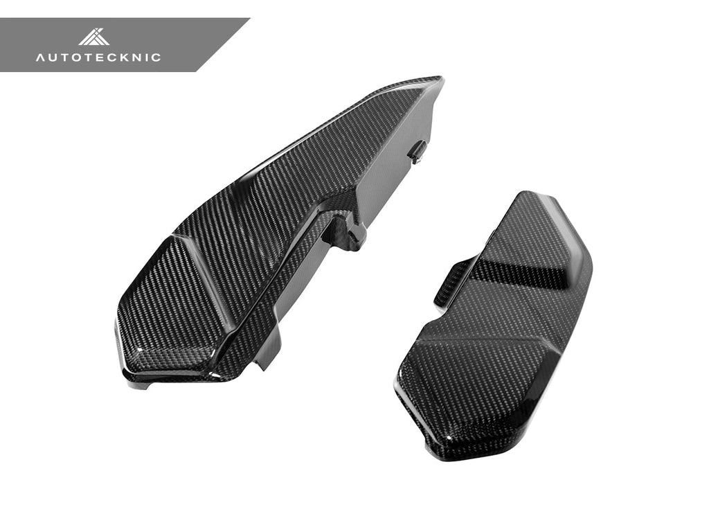 AutoTecknic Carbon Engine Cover Extension Set - F90 M5 | F91 F92 F93 M8