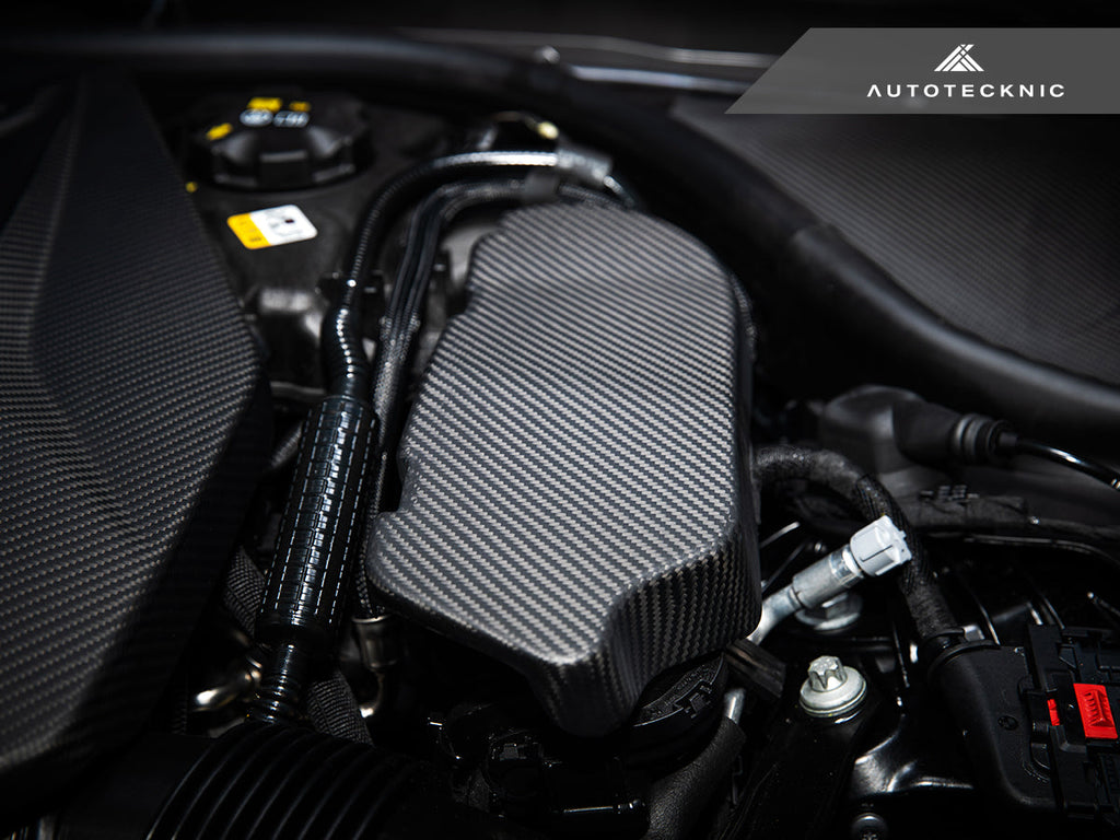 AutoTecknic Pre-Preg Carbon Engine Cover Extension Set - G90/ G99 M5