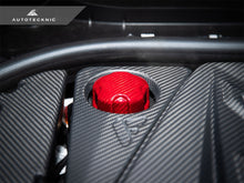 Load image into Gallery viewer, AutoTecknic Dry Carbon Charge Cooler Tank Cap Cover - F90 M5