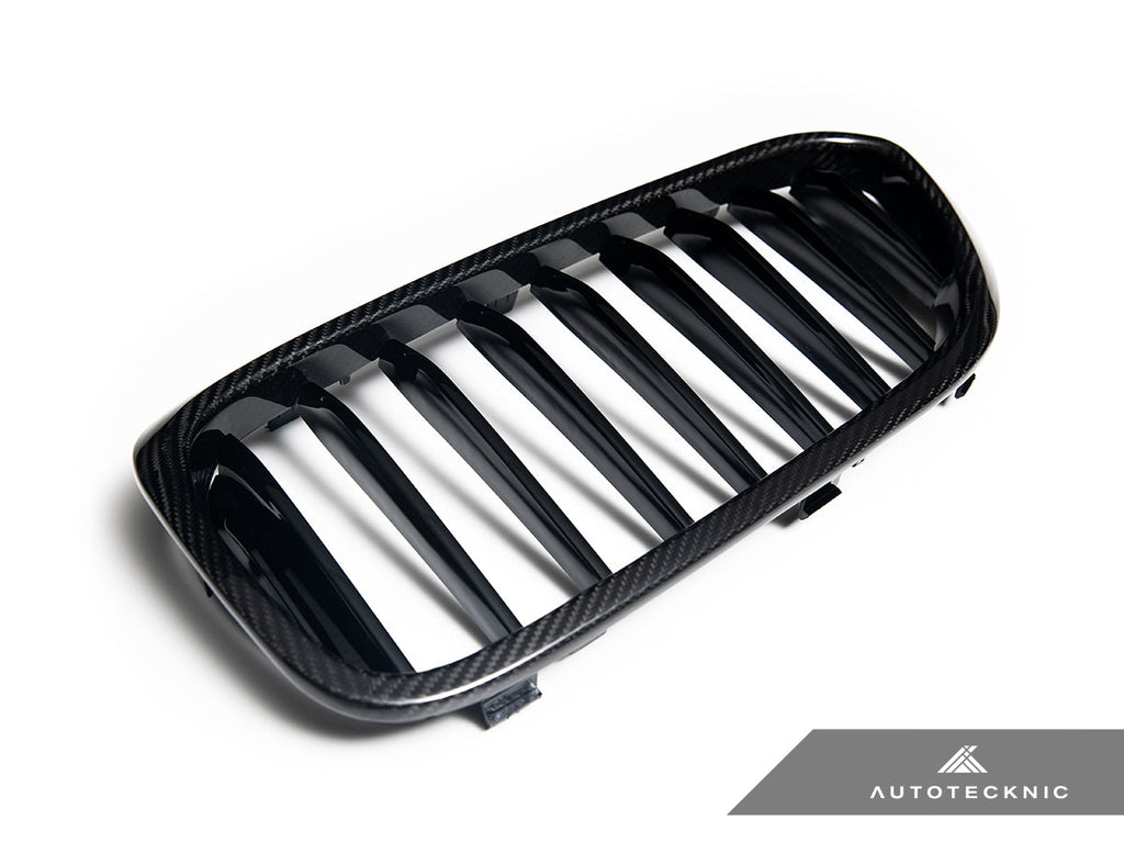 AutoTecknic Carbon Fiber Front Grille Set - G30 5-Series Pre-LCI