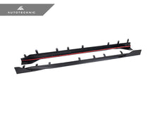 Load image into Gallery viewer, AutoTecknic Dry Carbon Side Skirt Extension Set - G87 M2