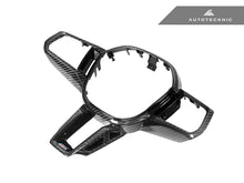 Load image into Gallery viewer, AutoTecknic Carbon Fiber Steering Wheel Trim - G60/ G61 5-Series