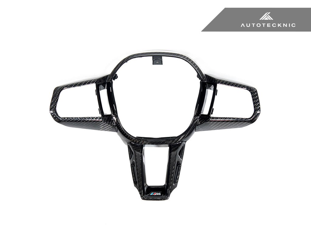 AutoTecknic Carbon Fiber Steering Wheel Trim - U11 X1 | U10 X2 M35i