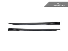 Load image into Gallery viewer, AutoTecknic Dry Carbon Fiber V2 Side Skirt Extension Set - G90/ G99 M5