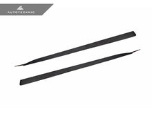 Load image into Gallery viewer, AutoTecknic Dry Carbon Fiber V2 Side Skirt Extension Set - G90/ G99 M5