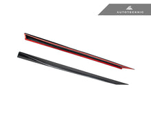 Load image into Gallery viewer, AutoTecknic Dry Carbon Fiber V2 Side Skirt Extension Set - G90/ G99 M5